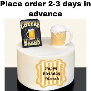 Cheers Beer 1kg Cake