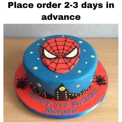 Spiderman Theme Cake