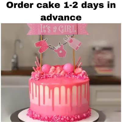 Welcome Baby Girl Cake