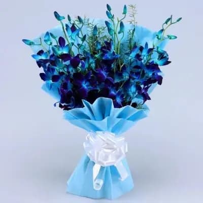 Blue Orchids (6 pcs)
