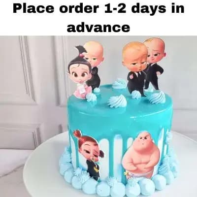 Boss Baby Cream Cake