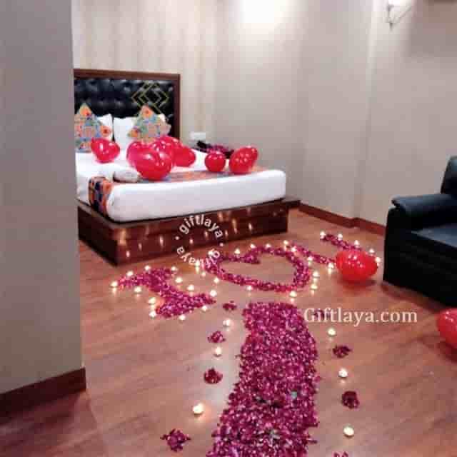 First Night Room Decoration | Romantic Wedding Night Decor Starts 1299
