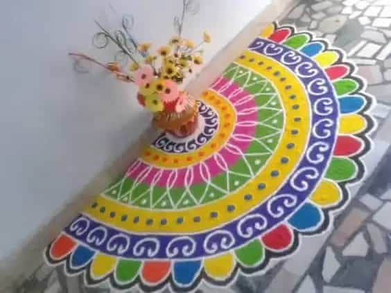 20+ Easy and Thoughtful Rangoli Design Ideas