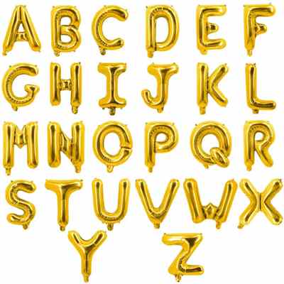 Alphabet Foil (Per Pcs)