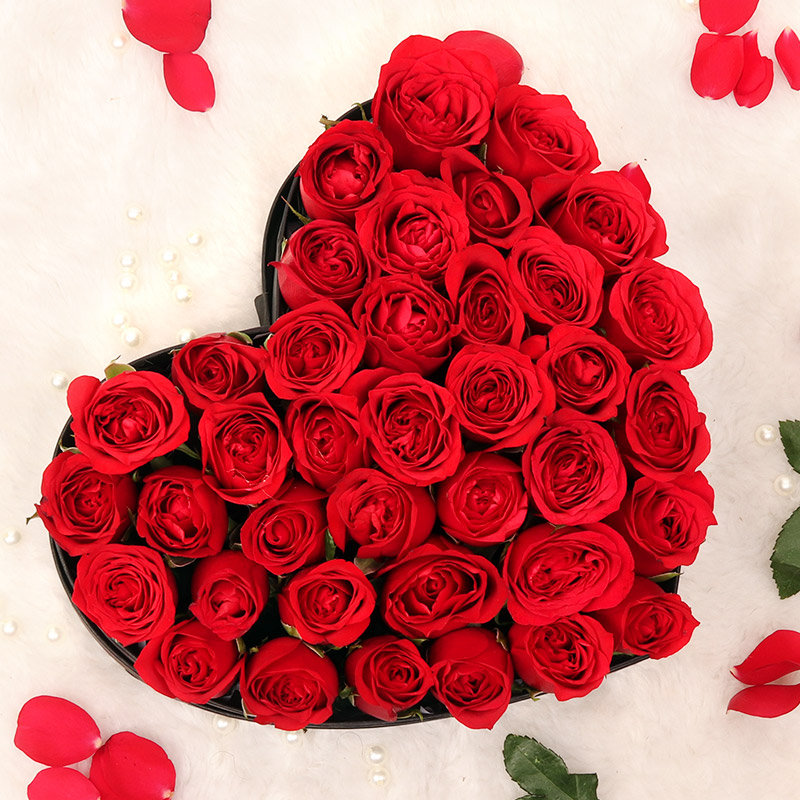 Rose Day Heart Box