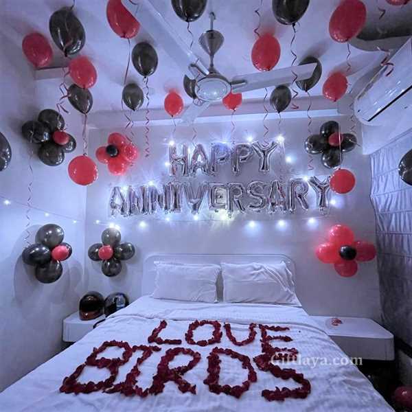 Romantic Anniversary Room Decoration