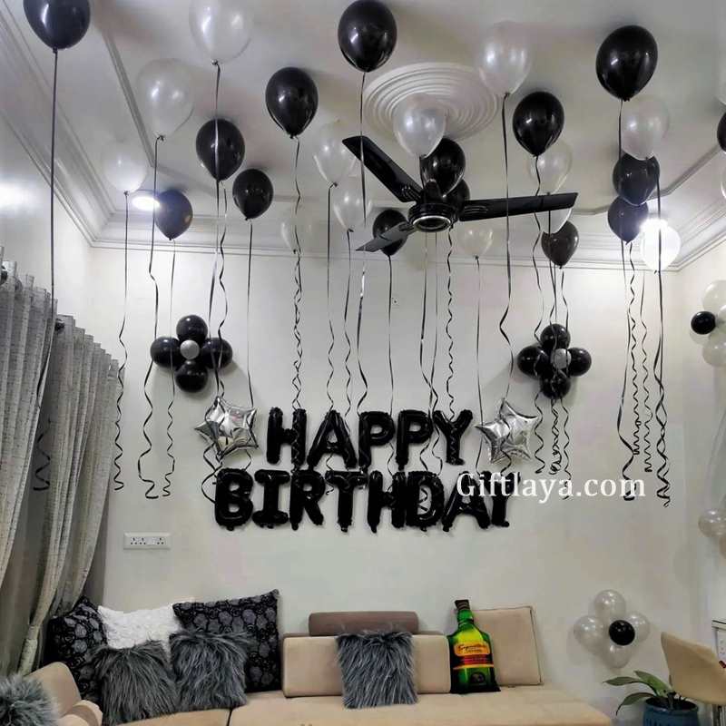 Simple Balloon Decoration At Home