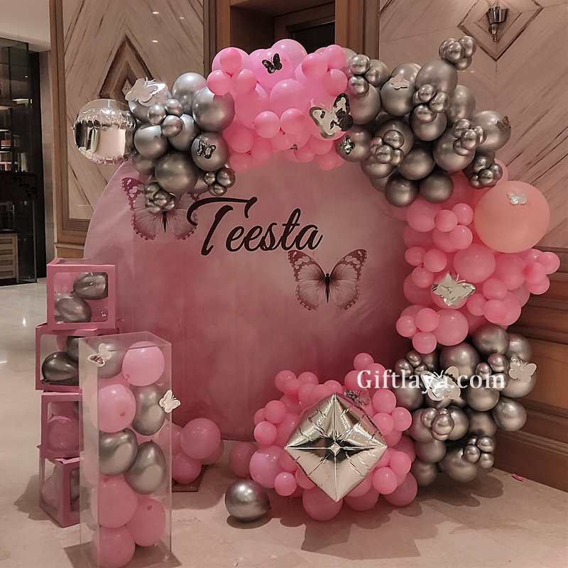 Pink and Silver Theme