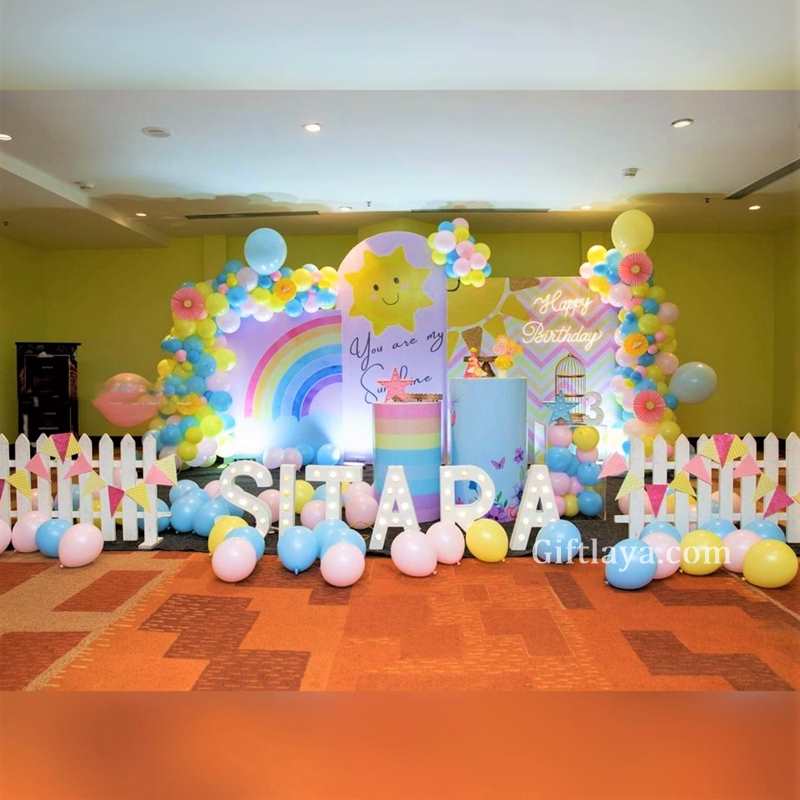 Sunshine Theme Stage Decoration