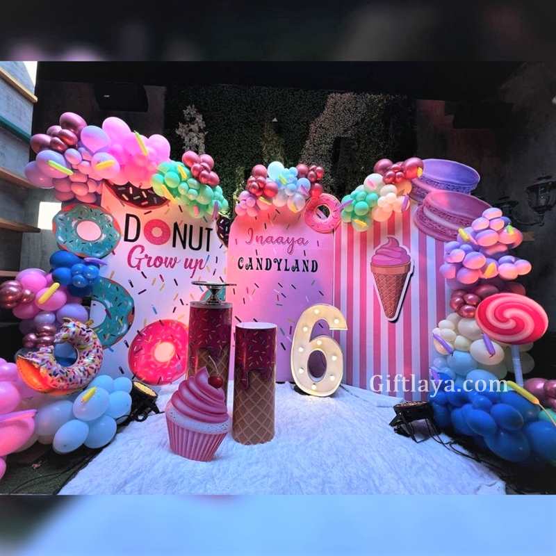 Donut Theme Stage Decoration