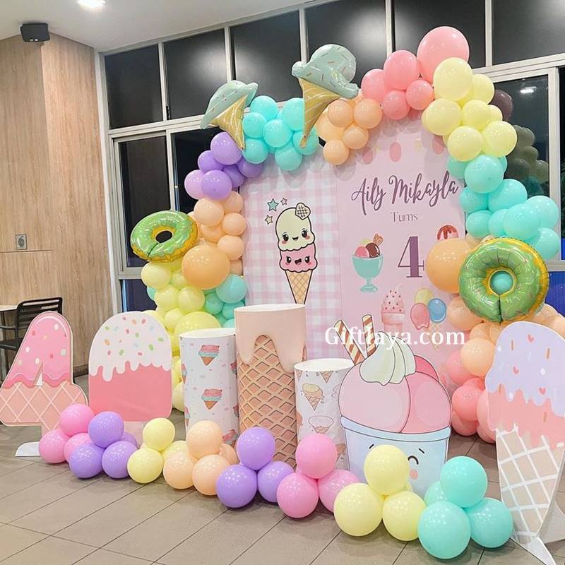 Ice Cream Theme Stage Decoration