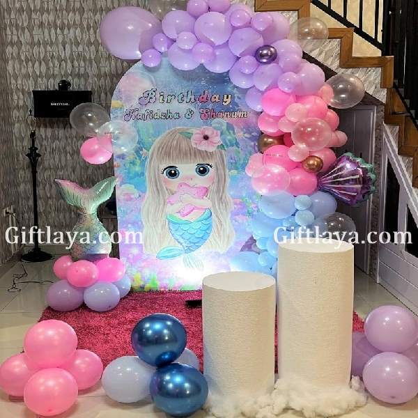 Customized Mermaid Birthday Decoration