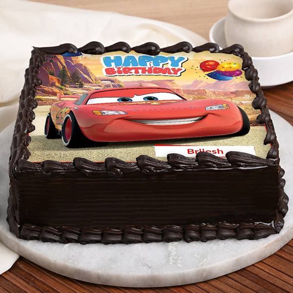 My Car Chocolate Birthday Cake With Cream – SammyGift