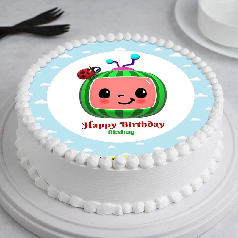 Cocomelon Theme Cake | Thanku Foods