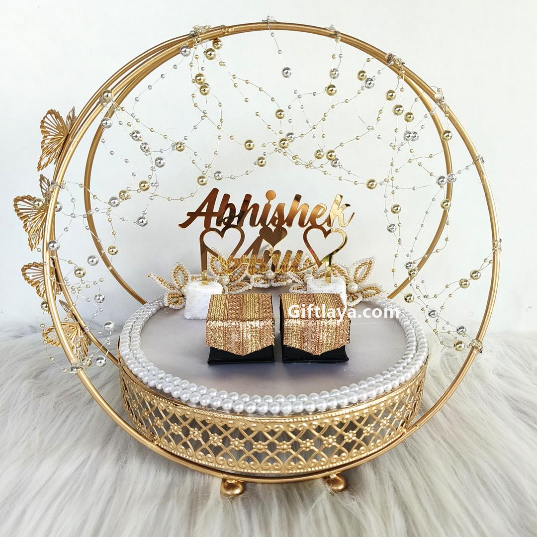 Engagement ring Plate... - Wedding Decorative plates madurai | Facebook