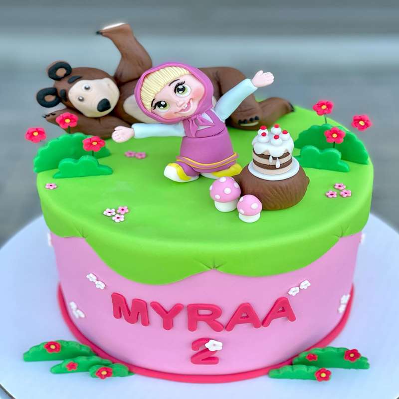 Masha and the Bear Theme Cake from Classy Cakes by Dula | Flickr