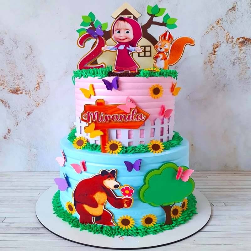 Best Masha and Bear Theme Cake In Indore | Order Online