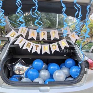 Car Decoration for Birthday  Car Boot Balloon Decoration
