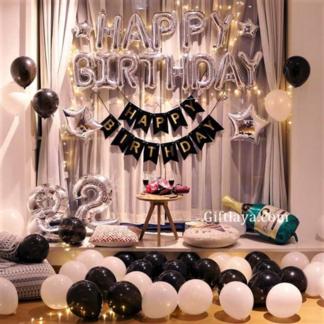 4 simple birthday decoration ideas at home ll Birthday background decoration  ideas at home. 