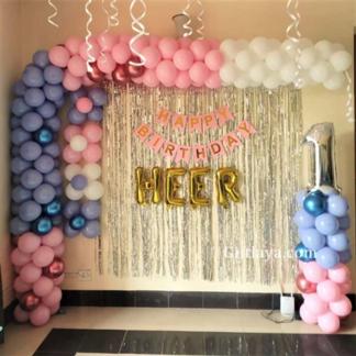 Birthday Decoration for Kids | 1st Birthday Party Balloons