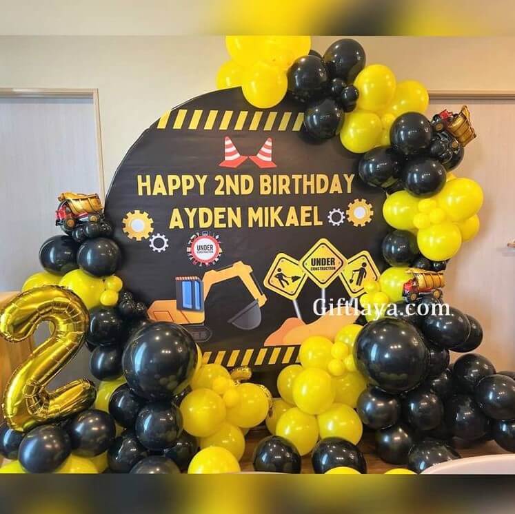 Construction Theme Birthday Decoration