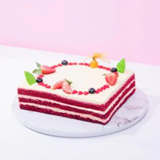 Birthday Red Velvet Cake