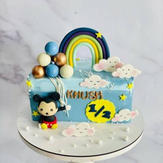 Theme Cake for Half Birthday