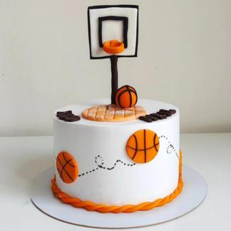 Basketball Theme Cake