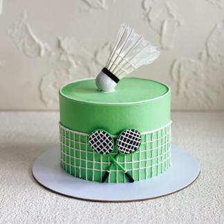 Badminton Theme Cake