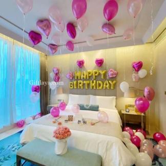 Pink Balloon Room Decor