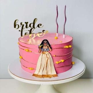 Trendy Bridal Shower Cake