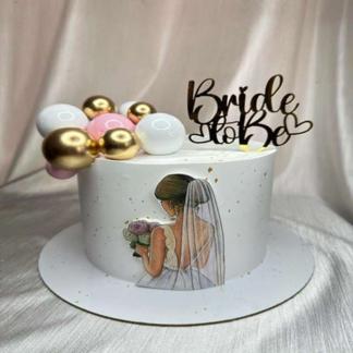 Classic Bride To Be Cake