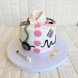 White Coat Wonder Cake