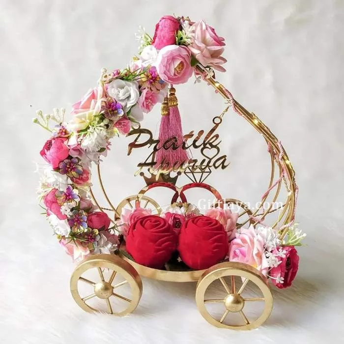 Wedding Bride Flower Basket Ring Pillow for Wedding Ceremony Romantic  Ribbon Bowknot Ring Pillow Cushion Decor - AliExpress
