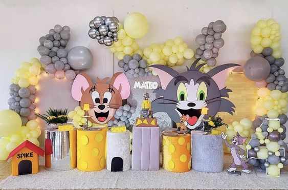 Tom & Jerry Birthday Theme for Baby Boys