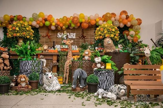 Jungle Birthday Decoration Ideas for Boys