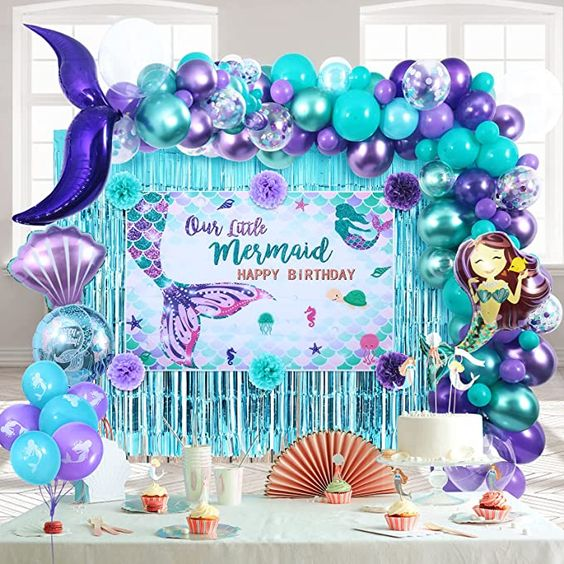 Mermaid Birthday Decoration Ideas