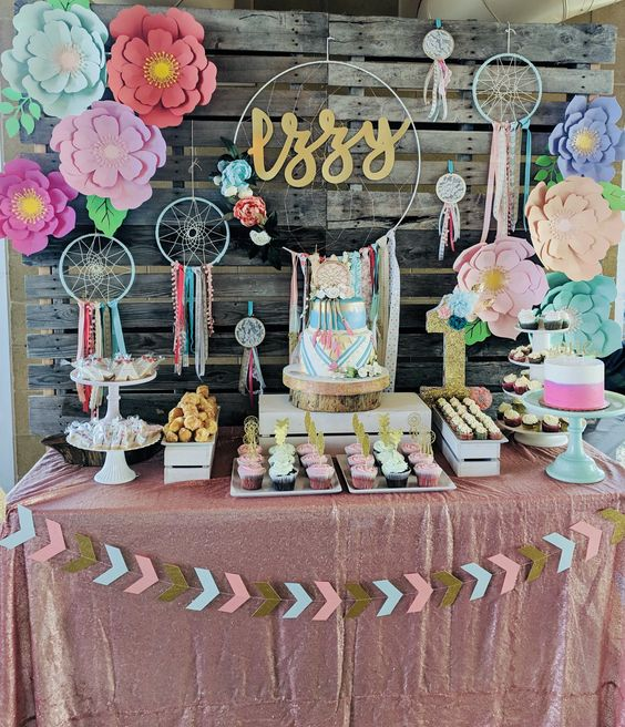 Dream Catcher Birthday Decoration Ideas for Girls