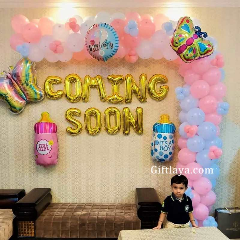 "Coming Soon" Balloon Foil Decoration