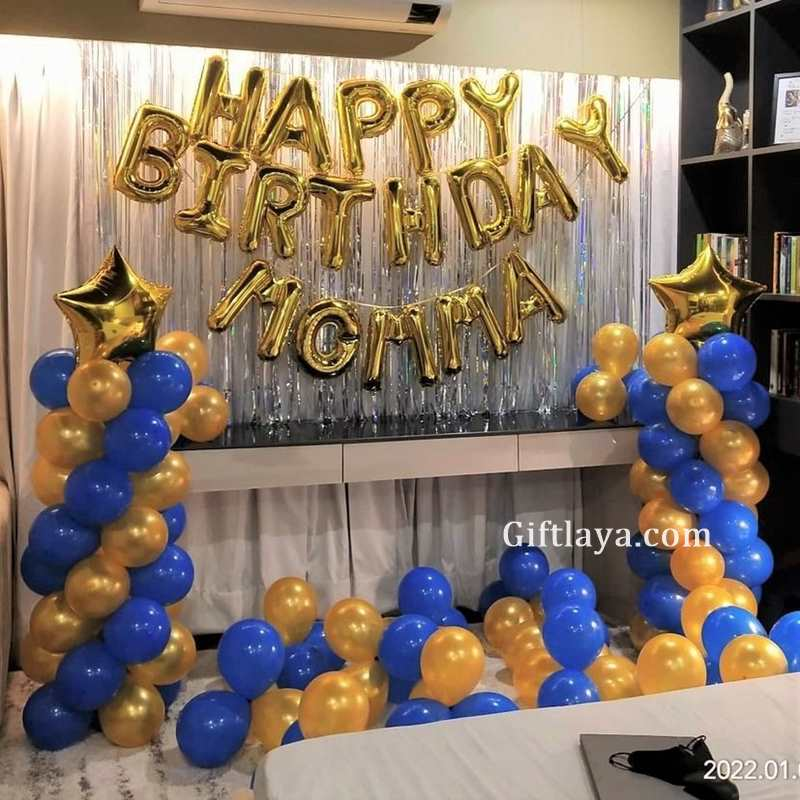 Mom's Birthday Decoration at Home Ideas