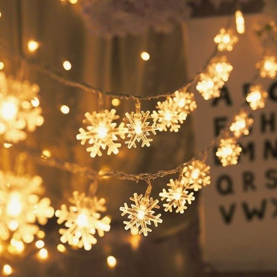 Candles and String Lights