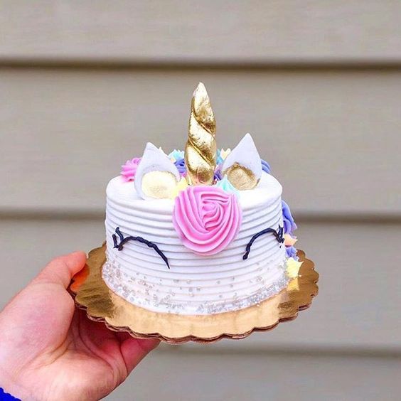 Unicorn Smash Cake