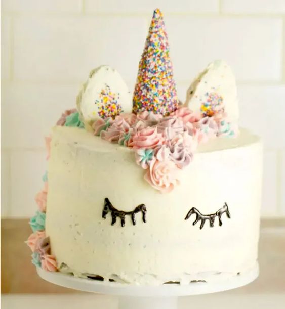 Unicorn Smash Cake